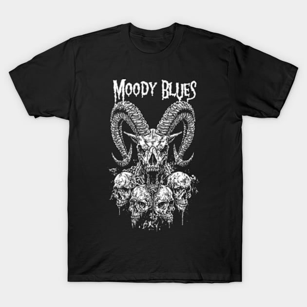 Devil Goat  Moody Blues T-Shirt by Hous One